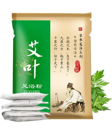 Mugwort Herb Foot Soak 100 Bags Herbal Detox Foot Soak Chinese Herbal Foot Bath Spa Powder Lymphatic Drainage Athletes Ginger Foot Soak for Dry Cracked Feet - Buy Online on GoSupps.com