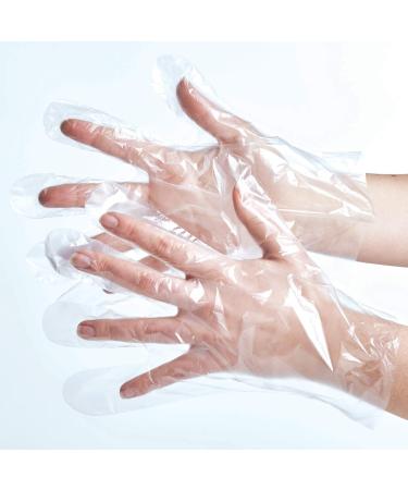 Spontex Essential Disposable Gloves - Latex-Free Transparent One Size 200 Pack | Versatile Multifuntional Gloves for All Needs - Buy Online on GoSupps.com