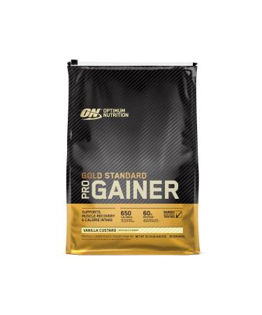 Optimum Nutrition Gold Standard Pro Gainer, Weight Gainer Protein Powder, Vanilla Custard, 10.19 Pound, 28 Servings (Packaging May Vary) Vanilla Custard 10.19 Pound (Pack of 1)