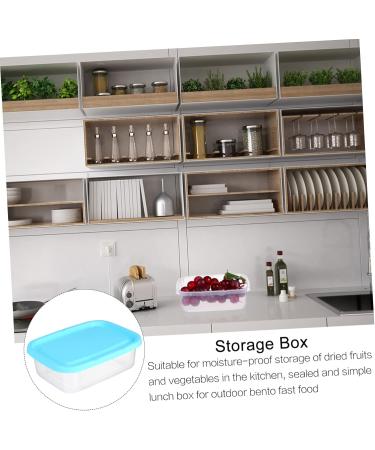 DEARMAMY 1 Set 6 Pcs Fresh Storage Lunch Box Vegetable Container Vegetable Storage Organizer Simple Fruit Box - Buy Online on GoSupps.com