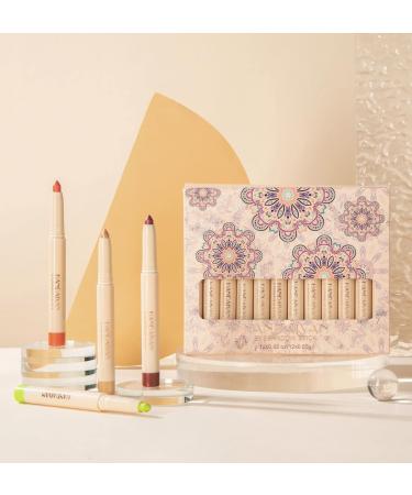 PICKX Cream Eyeshadow Stick Waterproof and color lasting eye shadow color-rich eyeshadow matte & pearlescent eyeshadow Fine-nib eyeshadow for detailed lines delicate and compact suitable for gift (17) - Buy Online on GoSupps.com
