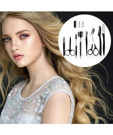 SmilCloud 11PC Eyebrow Set - Razor Scissors Tweezers & Brush for Men & Women | Perfect Grooming Kit for Flawless Brows - Buy Online on GoSupps.com