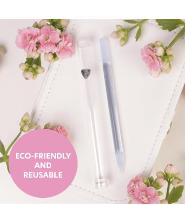 Bona Fide Beauty Blue Glass Cuticle Pusher - Gentle Czech Manicure Stick for Cuticle Removal | Long-Lasting, Double-Sided & Reusable 1Pc - Buy Online on GoSupps.com