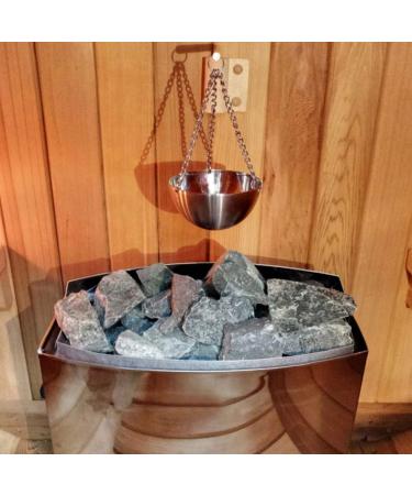 HEYJUDY Sauna Bucket and Ladle Kit Sauna Accessories Supplies 7L Luxury Finnish Sauna Aluminum Bucket Kit Practical Complete Sauna Accessory Hourglass Thermometer/Hygrometer Kit - Buy Online on GoSupps.com