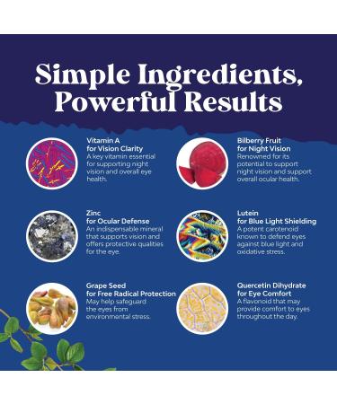 Bundle of Complete Eye Health Supplement for Adults - Lutein 20mg Per Serving for Vision Dry Eyes & Blue Light Protection and Vitamin D3 Gummies with D3 2000IU per Serving Bone Muscle & Immune Support - Buy Online on GoSupps.com