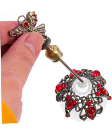 Beatifufu Perfume Bottle Essential Oil Bottle Middle Eastern Fragrance Bottle Decorative Perfume Dispenser Exquisite Bottle Decor Chic Perfume Glass Bottle Retro Perfume Bottle Empty Bottle 30 ml Red - Buy Online on GoSupps.com