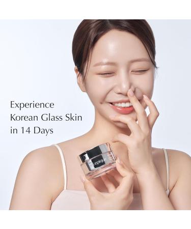 GLASS SKIN 14 Days Miracle Retinol Night Cream - Korean Skincare Anti-Aging Moisturizer for Face & Neck with Collagen & Centella - 1.69oz - Buy Online on GoSupps.com