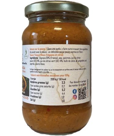  EBENE&BAOBAB Ebene&Baobab - Delicious sauce & marinade Yassa de Casamance for barbecue and starchy foods simmered onions lemon juice and condiments - up to 3 or 4 people 250 g jar net cooked in France - Buy Online on GoSupps.com