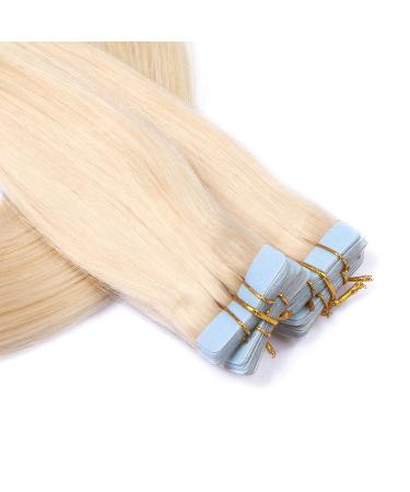 Buy Tape-In Hair Extensions #613 Clisade Blonde - 70cm | 100% Remy Real Hair 60 Tresses Adhesive Tape | Novon Hair Extensions - Buy Online on GoSupps.com