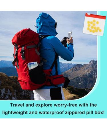 MARFOREVER 39 Pcs Pill Pouch Bags Set - Travel Zippered Organizer Reusable Ziplock Medicine Storage 28 Plastic Bags & Labels Ideal for International Shipping - Buy Online on GoSupps.com