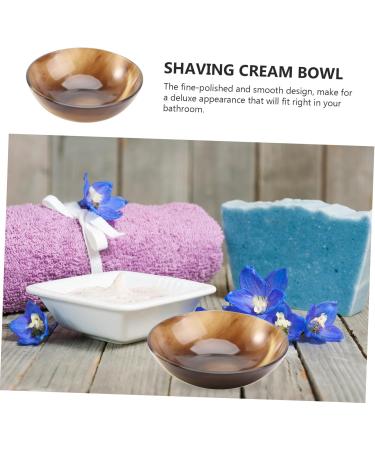 Doitool 3-Pack Handmade Unbreakable Shaving Bowls | Traditional Razor Foam Shells - Natural Shaving Cup 7.5x7.5cm - Buy Online on GoSupps.com