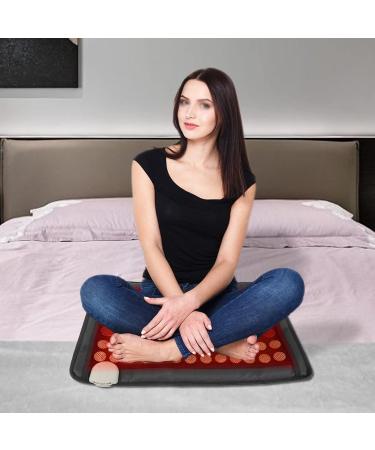 Infrared Heating Cushion with Natural Jade & Tourmaline - Smart Controller for Pain Relief | Warming Cushions for Muscles Joints & Arthritis (23.5'' x 16'') - Buy Online on GoSupps.com