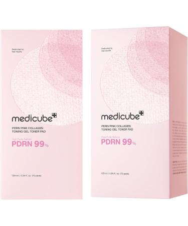 medicube Salmon DNA PDRN Pink Collagen Jelly Pad | Korean Gel Toner Pads with Niacinamide Madecassoside Retinol | Soothing Radiance & Uneven Skin Tone | Korean Skin Care | 70Pads Pdrn Jelly Gel Pads 70 Count (Pack of 1) - Buy Online on GoSupps.com