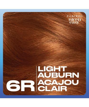 Clairol Nice'n Easy Permanent Hair Dye 6R Light Auburn Hair Color 1 Count - Buy Online on GoSupps.com