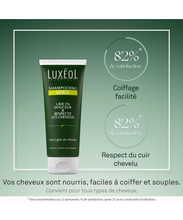 LUX OL - Shampooing Doux - Nettoie En Douceur & Assouplit - Soin Cheveux Nourris & Faciles Coiffer - Tous Types De Cheveux - 91% D'Ingr dients D'Origine Naturelle - Fabriqu En France - 200ml SHAMPOING DOUX - 200 ML - Buy Online on GoSupps.com