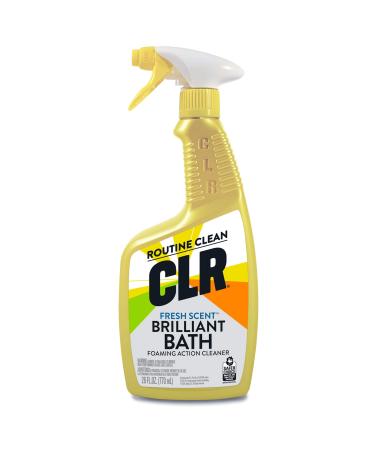 CLR Brilliant Bath, Fresh Scent Foaming Action Cleaner, Spray Bottle, 26 Fl Oz (Pack of 1) (Packaging May Vary) - Buy Online on GoSupps.com