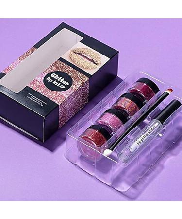 VSDY Glitter Lip Kit | Long-Lasting Metallic Lipstick & Primer | Warm Color | International Shipping - Buy Online on GoSupps.com