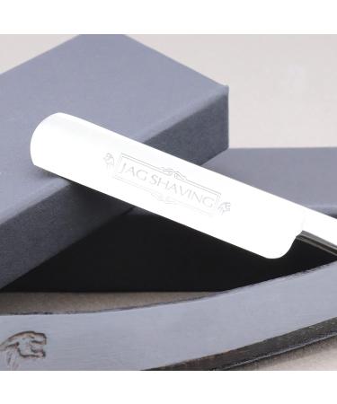 Jag Shaving Razor - Sustainable Safety Razor with Leather Case for Men | Eco-Friendly Black Razor - Perfect for Travel - Buy Online on GoSupps.com