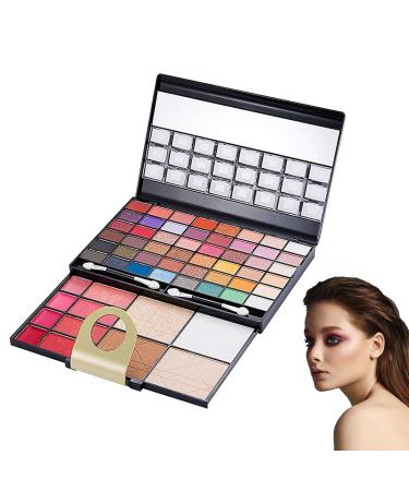 VigCebit 60-Color Make-Up Palette Set | ROUGE LIDSSCHADE-MAKE-UP Gift Set for Women | Perfect Cosmetic Gift with Pressed Powder - Buy Online on GoSupps.com
