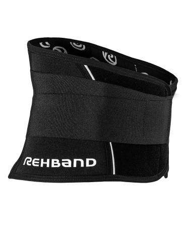 Rehband X-Stable Back Support - Neoprene 5mm Compression for Fitness & Daily Use - Strong Lower Back Stabilizer - XX-Large Black - Buy Online on GoSupps.com