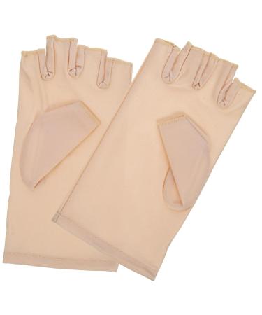 Beavorty 4 Pairs Nail Gloves Uv Gloves for Nails Uv Fingerless Gloves for Driving Uv Protectors Gloves Nail Light Nail Art Gloves Nail Lamp Nail Gel Manicure Light Spandex Miss - Buy Online on GoSupps.com