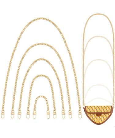 shynek Gold Purse Chain, 5PCS Crossbody Chain Strap, Gold Belt Chain, Chain Replacement Accessories, Purse Extender Strap for Crossbody Bags, Purses, Handbags (5 Sizes) Assorted Sizes - Buy Online on GoSupps.com