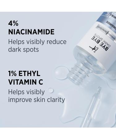 IT Cosmetics Bye Bye Dark Spots Serum - 4% Niacinamide & 1% Ethyl Vitamin C - 1 fl oz - Buy Online on GoSupps.com
