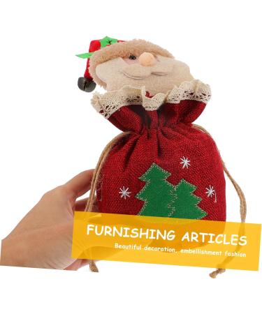 Healvian 1 Pc Christmas Candy Bag Kids Goodie Bags Christmas Cookie Bags Candy Wrapping Bags Storage Bags 1 count (Pack of 1) Red - Buy Online on GoSupps.com