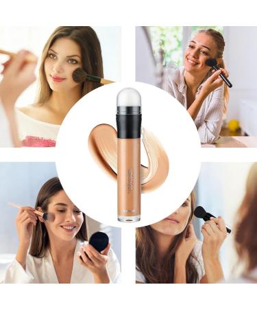 Makeup Concealer Stick Moisturizing Dark Circle Concealer - Dark Circle Concealer Brightening Eye Concealer Lightweight & Highly Pigmented Concealer with Sponge Head for Aallyn - Buy Online on GoSupps.com