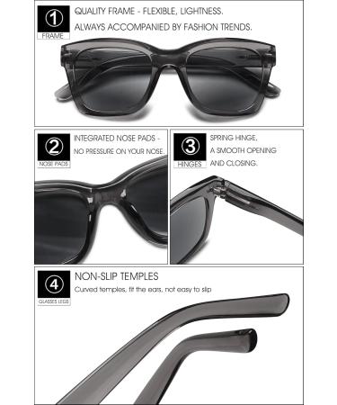 Vevesmundo Sun Reading Glasses for Men & Women | Prescription Sunglasses with Sun Protection | Available in Multiple Strengths (0 to +4.0) - Buy Online on GoSupps.com