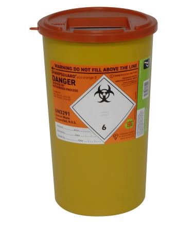 Sharpsguard DNDD471OL Sharps Bin 5L Orange