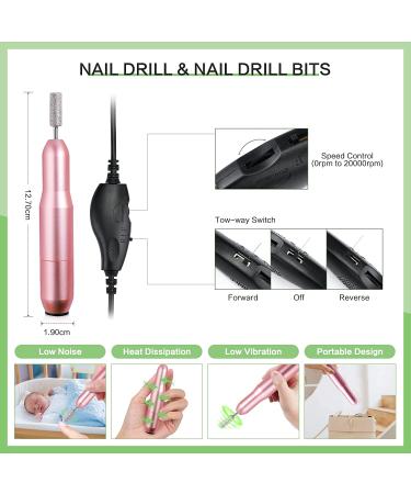 Morovan Poly Gel Nail Kit with Nail Drill, LED Lamp, Gel Nail Polish, Primer - Complete Nail Extension Set for Beginners - Glow in the Dark Poly Nail Gel Kit - Buy Online on GoSupps.com