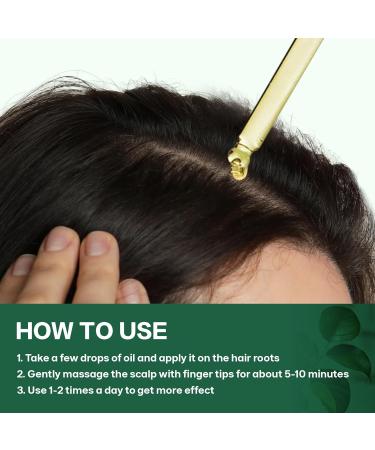 Natural Polygonum Multiflorum Hair Essential Oil | Nourish Scalp Strengthen Roots & Promote Hair Growth for Men & Women - Buy Online on GoSupps.com