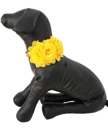 JpGdn Dog Collar Large Flowers 4.9inch Pet Collar Charms Attachment for Small Medium Big Girl Female Cat Puppy Alpaca Rabbit Neck Bows Slides Grooming Accessories 6pcs collar - Buy Online on GoSupps.com