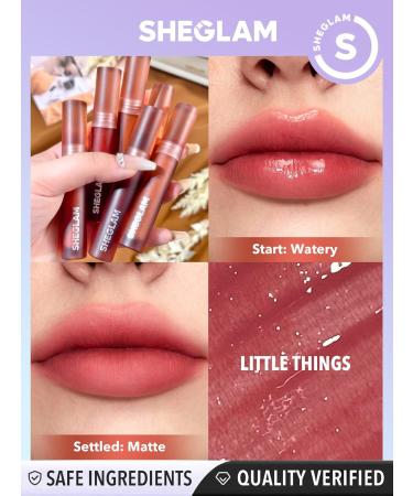SHEGLAM Soft Haze Lip Blur | Waterproof Liquid Lipstick | Matte Transfer-Proof Lip Tint | Long-Lasting Lip Stain - Little Things - Buy Online on GoSupps.com