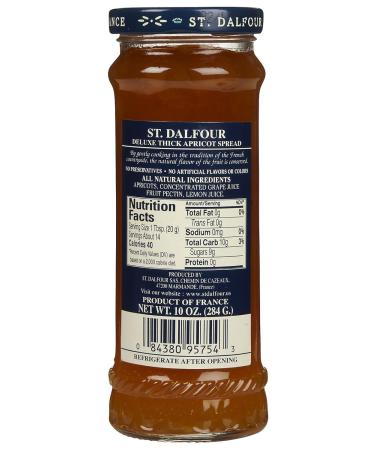 St. Dalfour Apricot Conserves 10 oz - Pack of 2 | Premium Apricot Spread - Buy Online on GoSupps.com