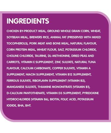 Whiskas Tuna Selections Adult Dry Cat Food Natural Tuna Flavour 4kg Bag - Buy Online on GoSupps.com