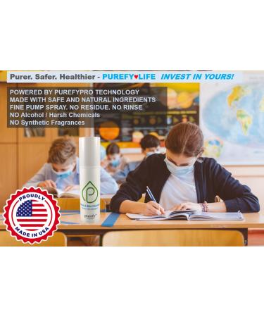 PUREFY Hand and Skin Cleanser (4oz 2pk) - Hypoallergenic Made with Purefypro Antimicrobial Hypochlorous Technology Great for Sensitive Skin Promotes Natural Defense of Eczema Dermatitis Acne. - Buy Online on GoSupps.com