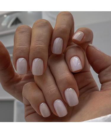 Nails Press On | Wearable Nail Wearable Press On False Nails 24 Removable Press On Nails Kit Fake Nails Short No Glue Press On Nails Glue- Fake Nails for Women - Buy Online on GoSupps.com