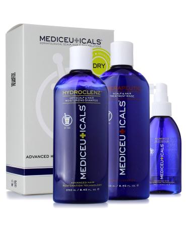 Advanced Hair Restoration Kit For Men Dry Thinning Hair + Heat Resistant Tail Comb.