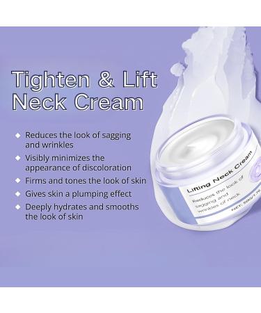 Tighten and Lift Neck Cream Neck Firming Cream Tightening and Repair Decolletage Cream Neck Cream For Tighten & Lift Firming Neck Cream Anti Aging Smoothes Wrinkles Skin Care Moisturizer - Buy Online on GoSupps.com