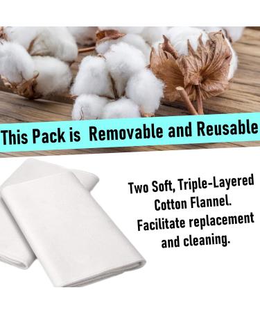 Castor Oil Pack Wrap - Reusable Organic Cotton Flannel for Liver Detox & Inflammation Relief | Revolutionary Upgrade - Buy Online on GoSupps.com