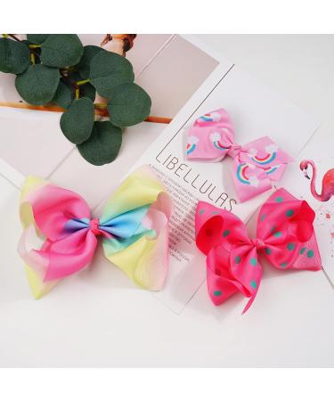 JOYOYO 3 Layer Toddler Girls Gift Box of Hair Accessory Hair Bows for Girls Includes Baby Girl Hair Clips Hair Bobbles Hair Bows DIY Alligator Clips Baby Headbands - Buy Online on GoSupps.com