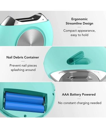 UNbit Nail Clipper Automatic Electric Nail Clipper Cute Trimmer Nail Cutter Manicure Pedicure Nail Trimmer Scissors Nail Care Scissors(Color:Blu) - Buy Online on GoSupps.com