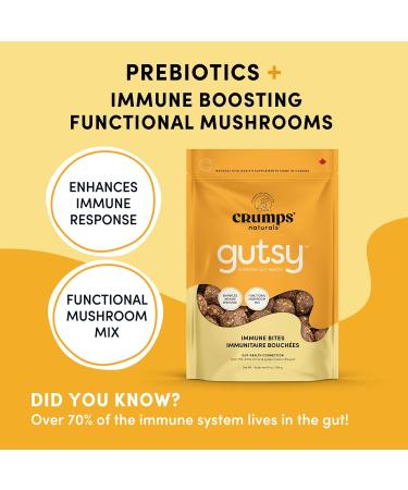 Crumps' Naturals Gutsy-Immune Bites 4.6oz/130g - Buy Online on GoSupps.com