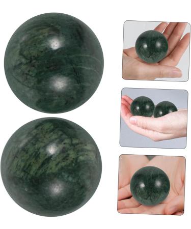 Anneomas 2-Pack Jade Fitness Handballs - Magnetic Baoding Balls for Hand Massage & Exercise | Ideal for Relaxation & Decoration - Buy Online on GoSupps.com