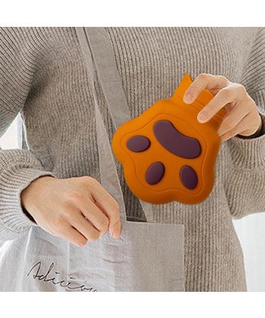 Voiakiu Small Hot Water Bottle - Cute Bear Silicone Heat Bottle for Menstrual Cramps & Winter Comfort | Perfect Hand & Foot Warmer - Buy Online on GoSupps.com