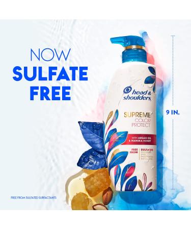 Head & Shoulders Supreme Sulfate Free Color Protect Shampoo - 11.8 oz | Buy Internationally - Buy Online on GoSupps.com