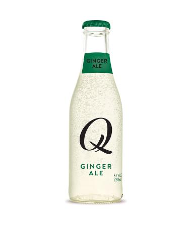Q Mixers Premium Ginger Ale: Real Ingredients & Less Sweet, 6.7 Fl Oz (24 Bottles)