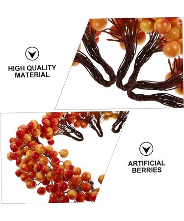 ABOOFAN 20 Bunches Simulated Small Berries Christmas Pine Picks Artificial Berry Stem Holiday Decorations for Home Christmas Berry Branch Decor Environmental Foam Red Berries Household - Buy Online on GoSupps.com